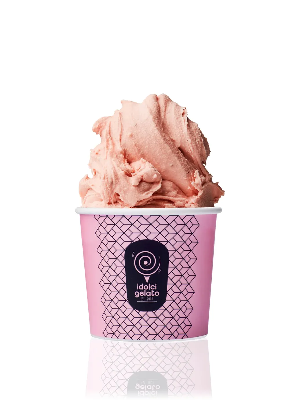 Strawberry gelato